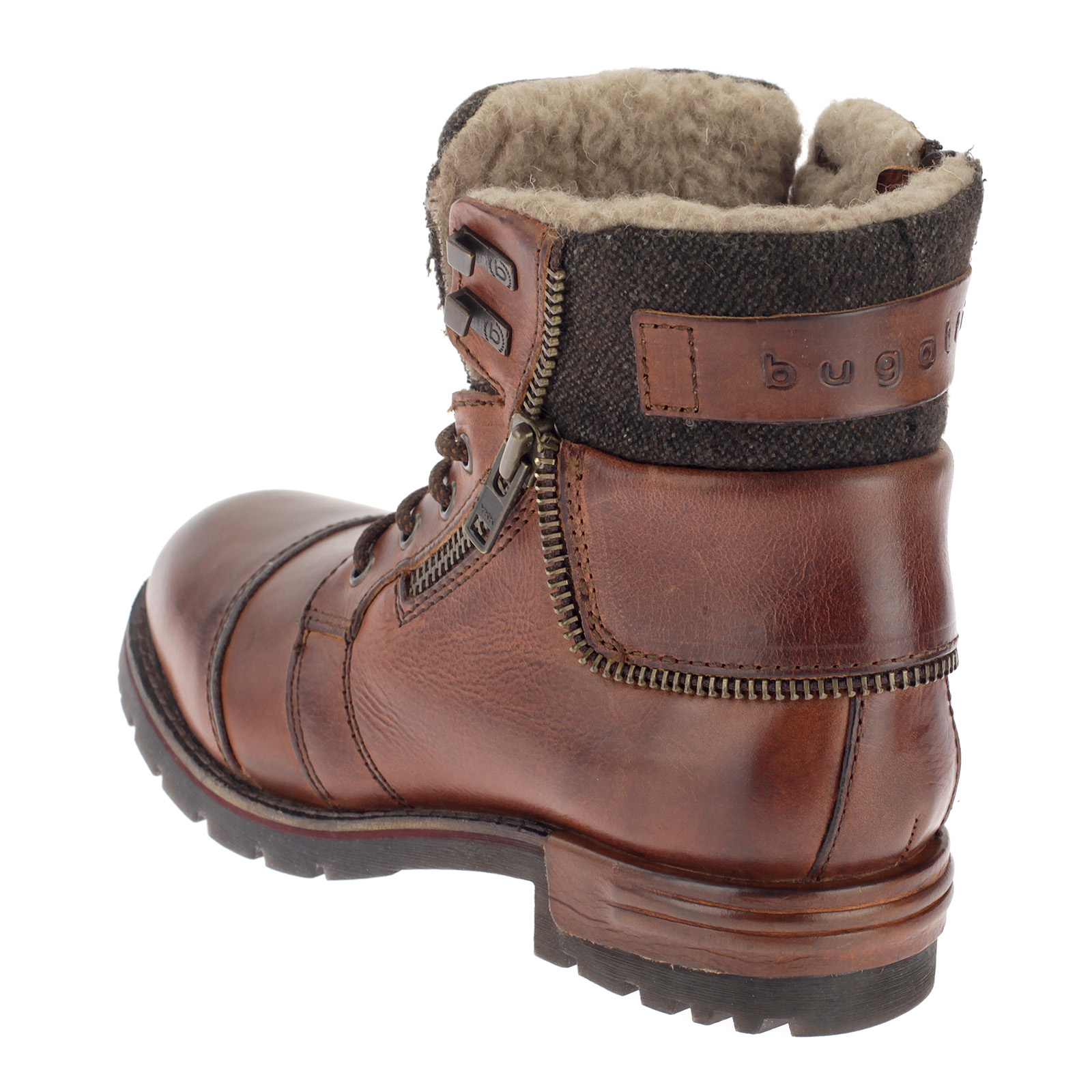 Bugatti Herren Stiefel Boots Stiefeletten Leder Winterstiefel Winterboots Braun 321-6115B-2200 Bugatti Herren Stiefel Boots Stiefeletten Leder Winterstiefel Winterboots Braun 321-6115B-2200
