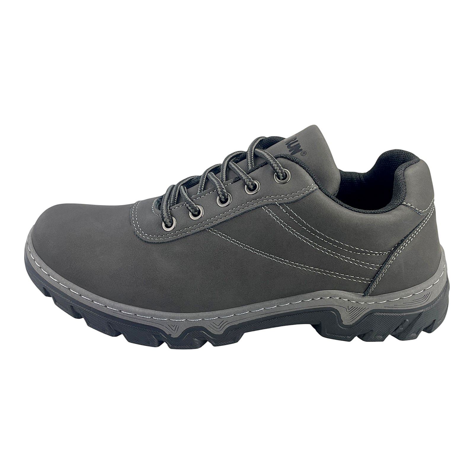 Herren Halbschuhe Outdoor Trekkingschuhe Wander Sneaker Schuhe Profilsohle 3021 Grau 42