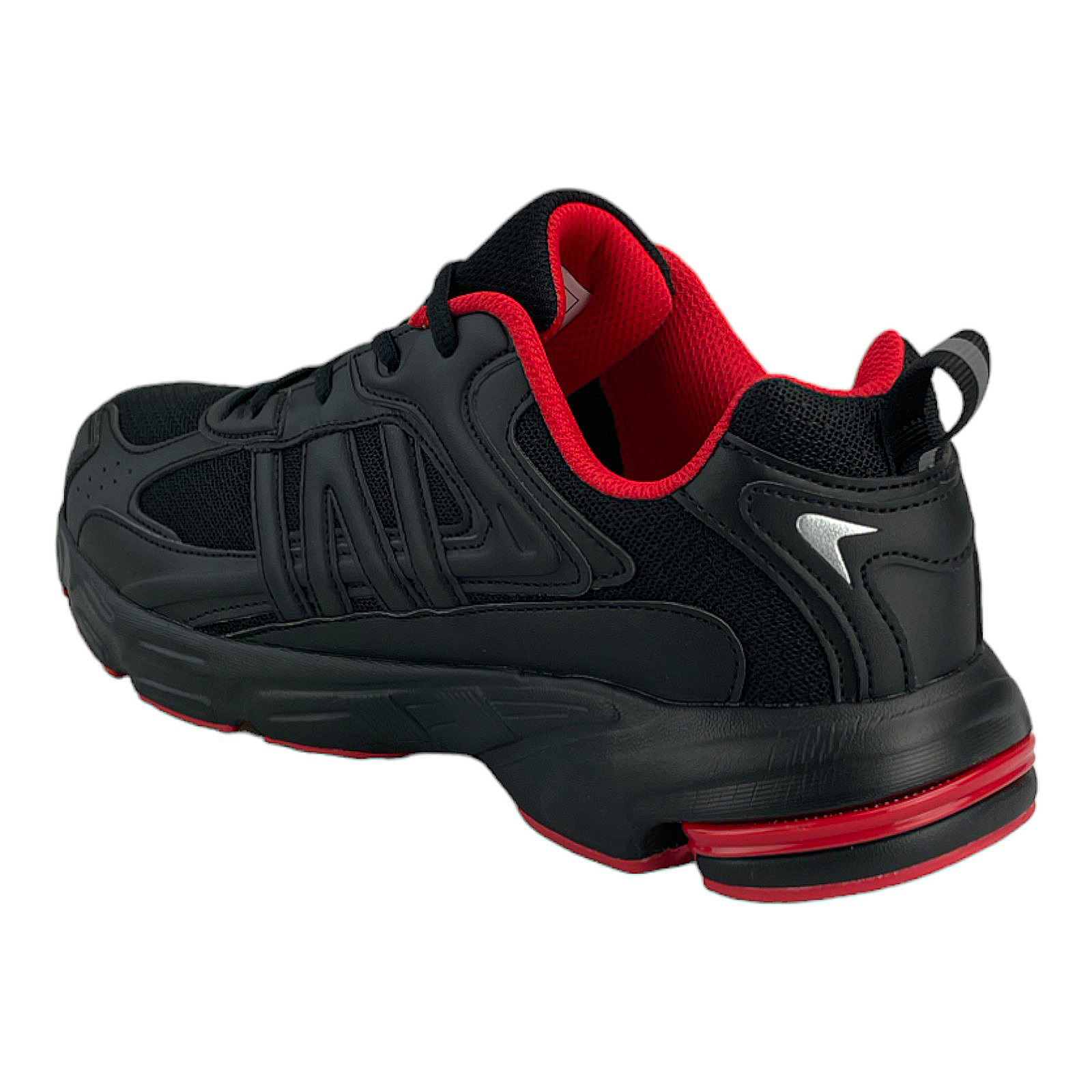 Herren Jungen Sneaker Sportschuhe Turnschuhe Freizeitschuhe Laufschuhe SD6310 8.Black-Red EUR 44