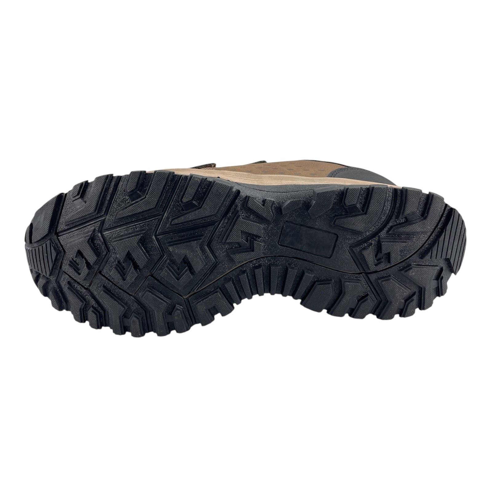 Herren Halbschuhe Trekkingschuhe Outdoor Klettverschluss Schuhe Profilsohle 8673 Braun 44