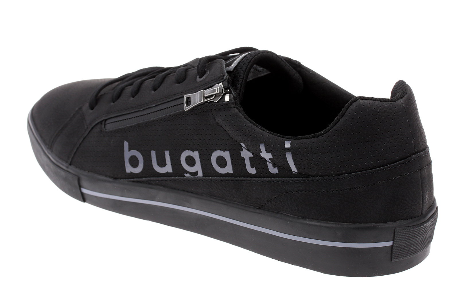 Bugatti Herren Low Sneaker in Schwarz
