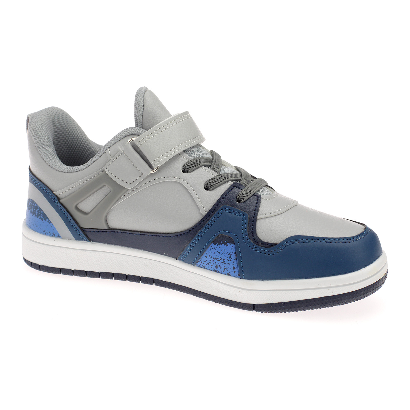 Kinder Sportschuhe Sneaker Grau Blau Navy 2253