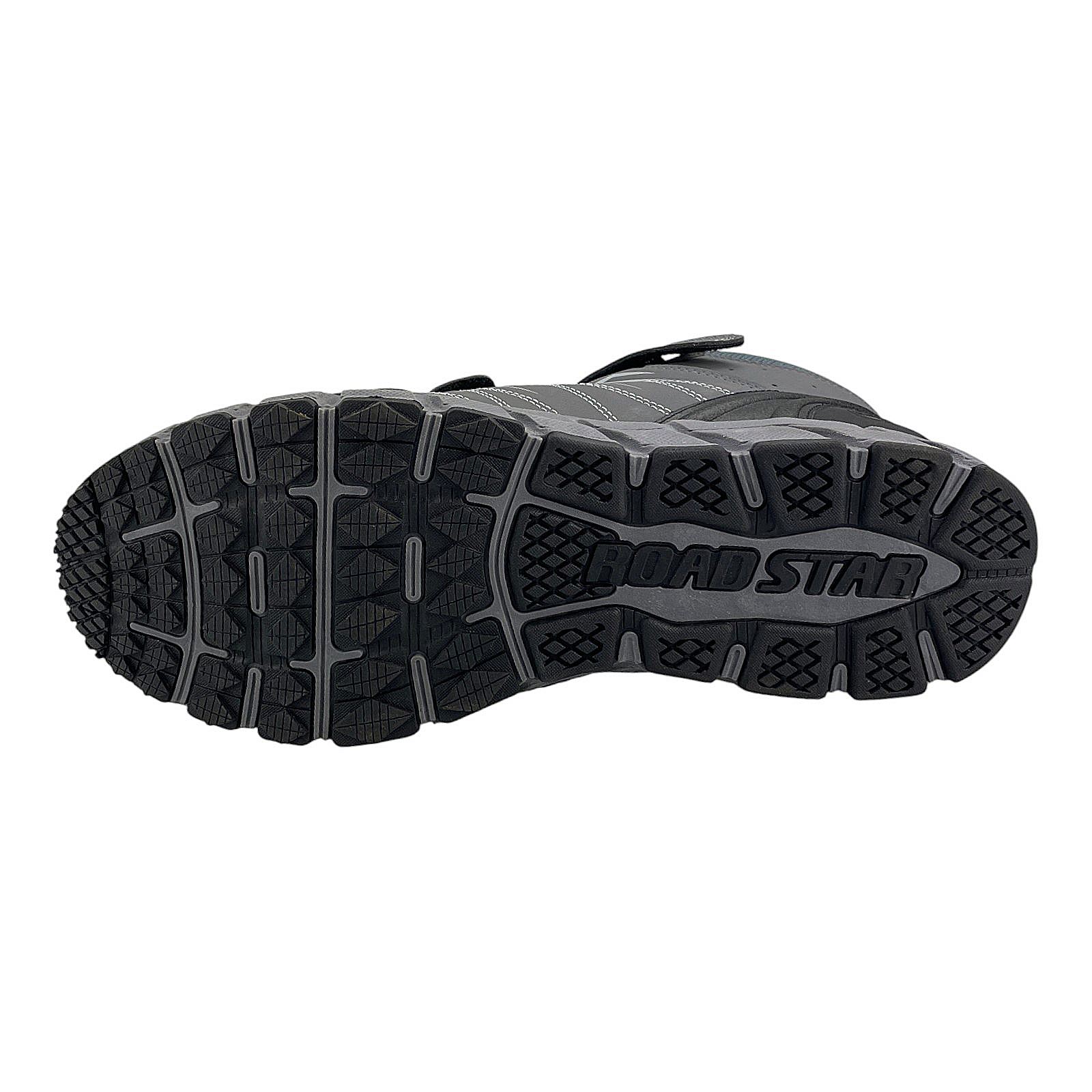 Herren Stiefel Übergröße Gefütterte Schuhe Trekkingschuhe Outdoorschuhe Boots Grau Weiß 50