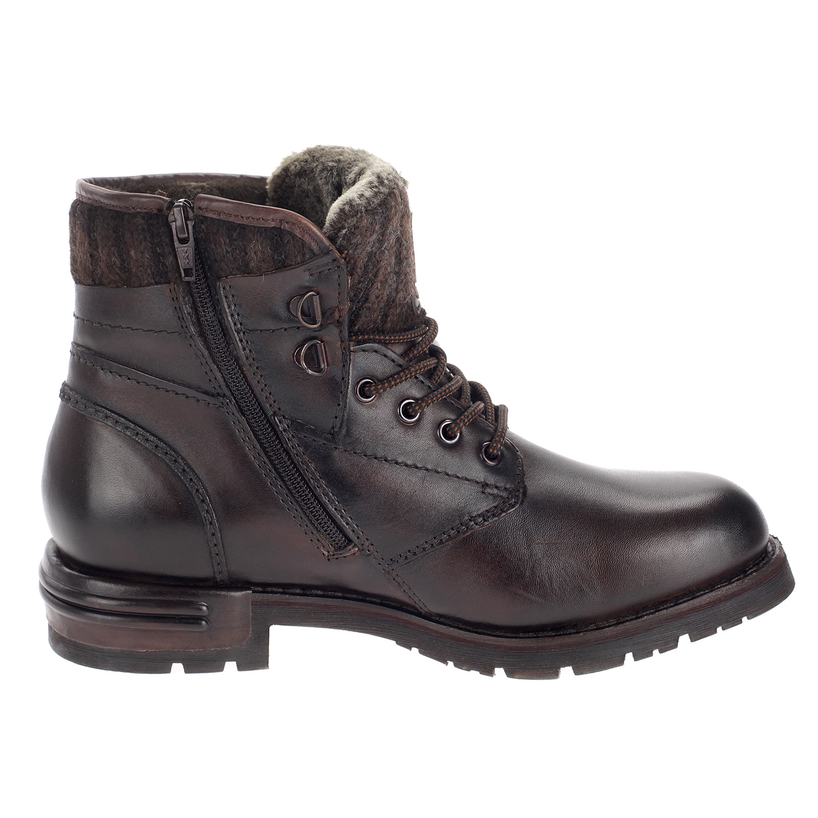 Bugatti Herren Stiefel Boots Stiefeletten Leder Winterstiefel Dunkelbraun 321-6115A-1000-6400 Bugatti Herren Stiefel Boots Stiefeletten Leder Winterstiefel Dunkelbraun 321-6115A-1000-6400