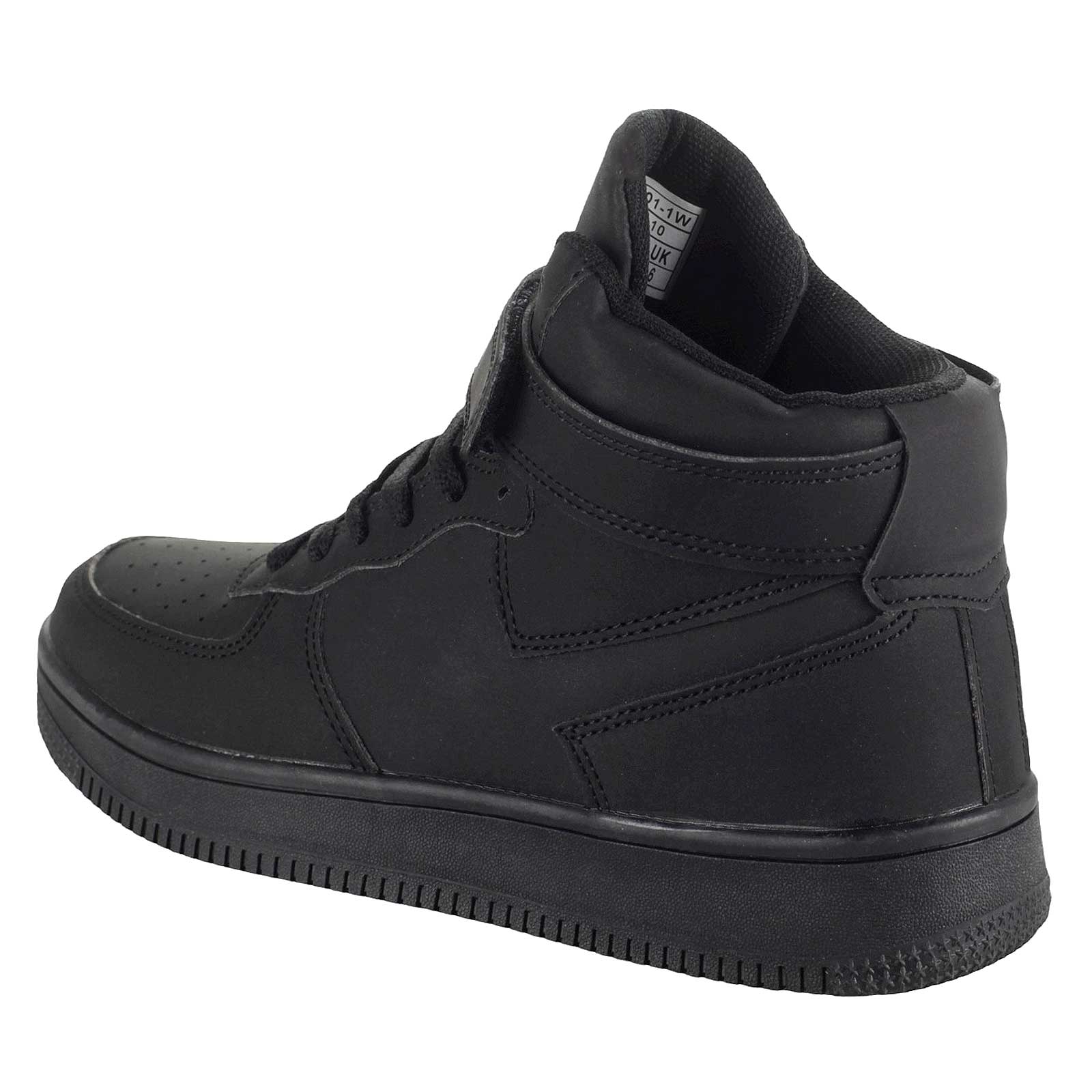 Hi-Top Sneaker in schwarz