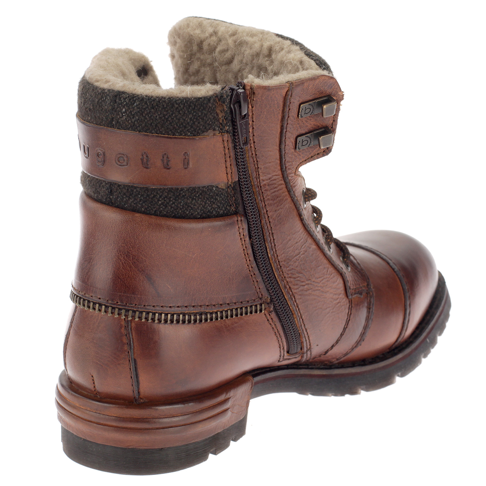Bugatti Herren Stiefel Boots Stiefeletten Leder Winterstiefel Winterboots Braun 321-6115B-2200 Bugatti Herren Stiefel Boots Stiefeletten Leder Winterstiefel Winterboots Braun 321-6115B-2200