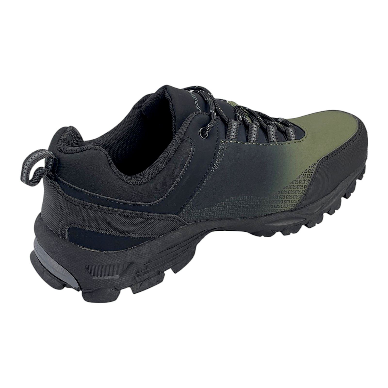 Herren Sneaker Übergröße Trekkingschuhe Wanderschuhe Outdoorschuhe Schnürer Neu Khaki 47